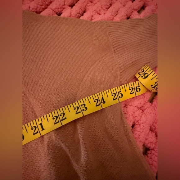 Vintage circa 2016, Blush Pink Sweater Dress, New Without Tags, Size Small - Picture 7 of 10